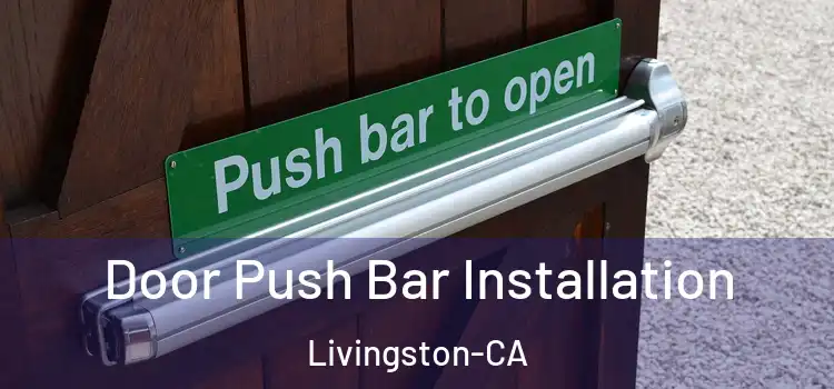 Door Push Bar Installation Livingston-CA
